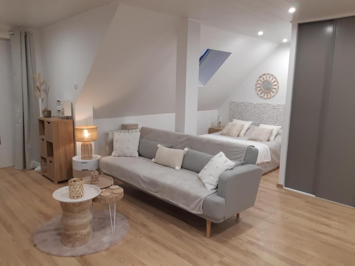 Studio Cosy Spacieux Lumineux Avec Terrasse Vezelois المظهر الخارجي الصورة